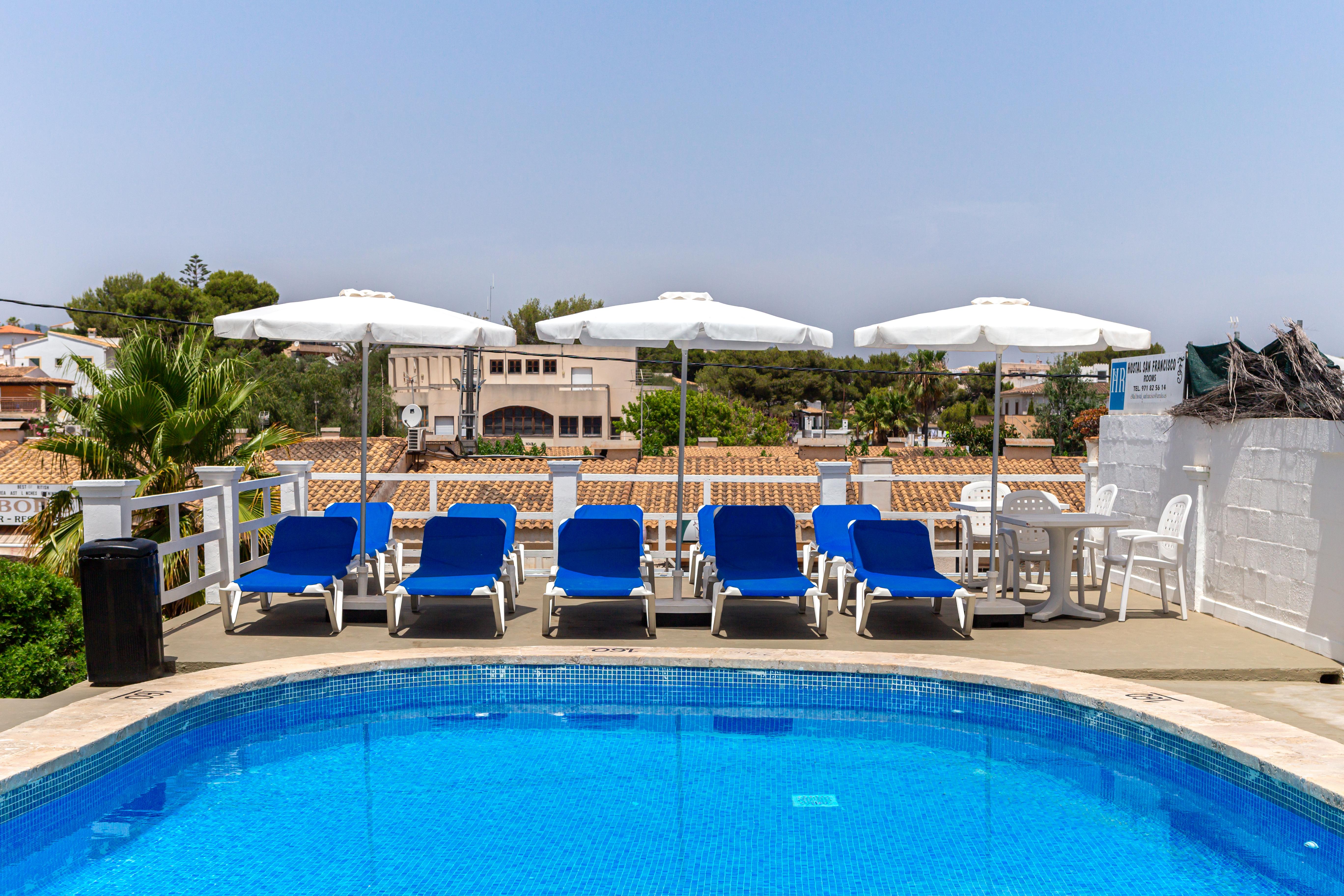 Hostal Residencia San Francisco Puerto Colom Kültér fotó